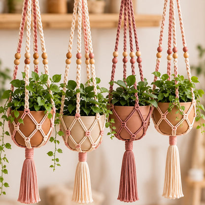 40 crochet home decor patterns bundle pdf | crochet basket, plant pot cozy & hanging planter patterns